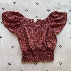 Floral Off-the-shoulder Top